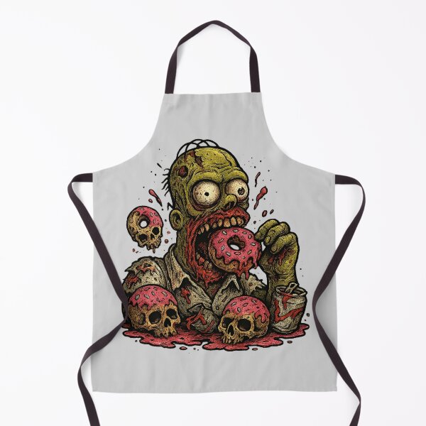 Artikelvorschau, Zombie Homer Simpson – Halloween Donut Horror entworfen und verkauft von SnapLabDesigns.