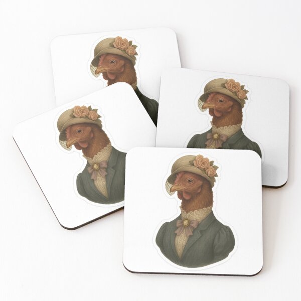 Item preview, The Victorian Young Hen – Royal Chickens Collection designed and sold by Lavoretty.