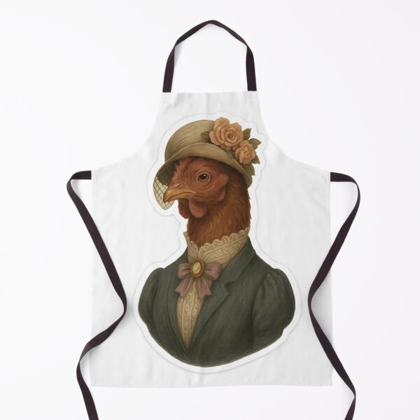 Item preview, The Victorian Young Hen – Royal Chickens Collection designed and sold by Lavoretty.