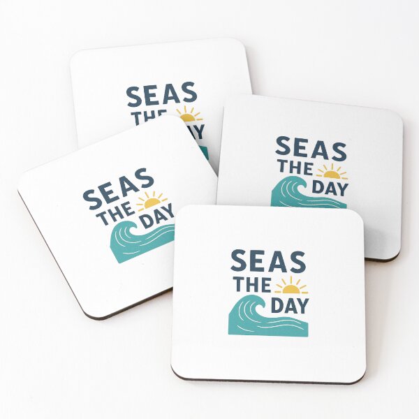 Item preview, Seas the Day – Beach Life Positive Vibes Design designed and sold by BreadDifferentl.