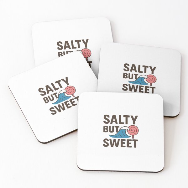 Item preview, Salty But Sweet – Beachy Pun Aesthetic Design designed and sold by BreadDifferentl.