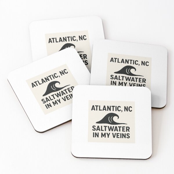 Item preview, Atlantic North Carolina – Saltwater in My Veins Coastal Pride Design designed and sold by BreadDifferentl.