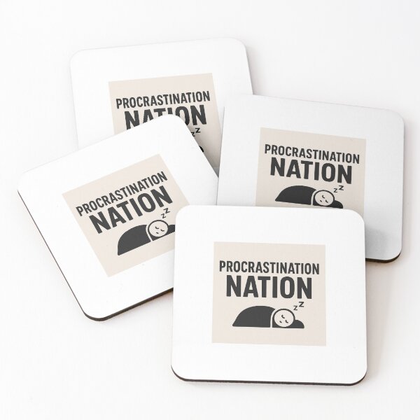 Item preview, Procrastination Nation – Funny Lazy Quote Design designed and sold by BreadDifferentl.