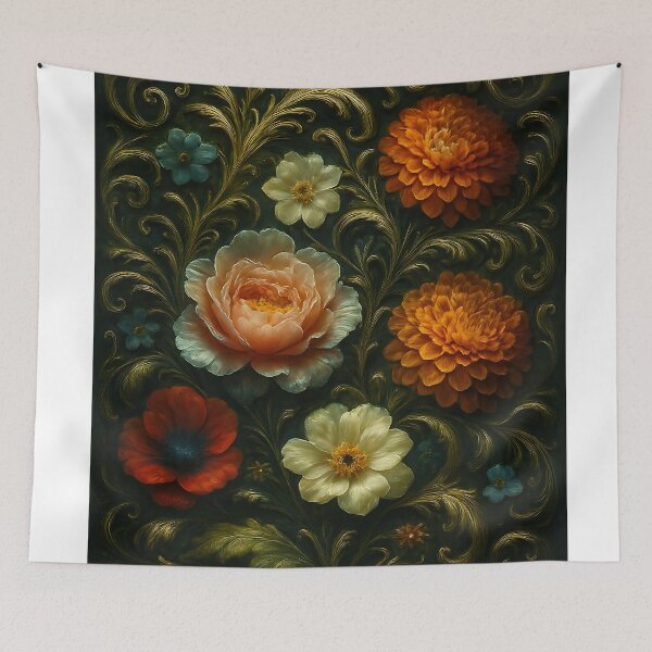 Item preview, Ornamental Floral Fantasy designed and sold by FunnySignalStudio.