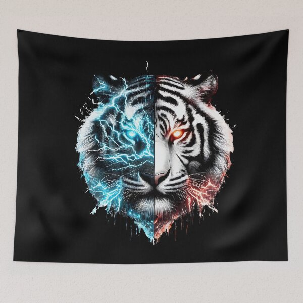 Item preview, Split Dimension Tiger Design designed and sold by Mark Cannon.