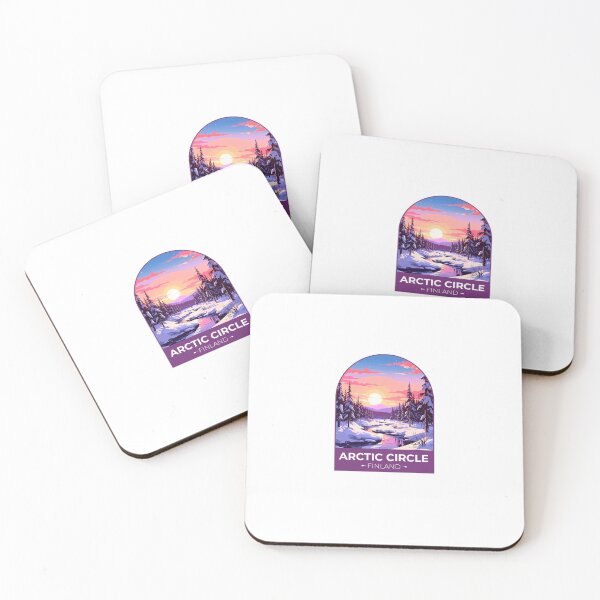 Item preview, Finland Travel Print Arctic Circle  designed and sold by TulipaGraphics.