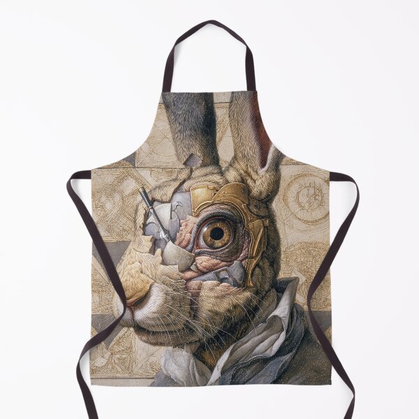 Item preview, Steampunk Mechanical Rabbit Portrait designed and sold by Shannon Hilson.