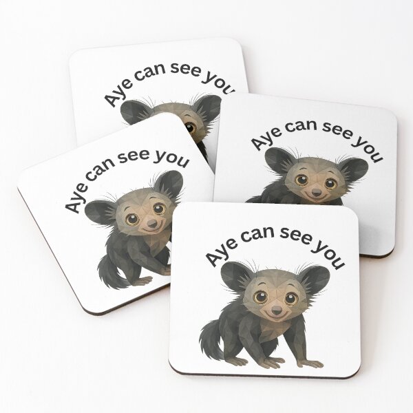 Item preview, Aye Can See You – Funny Aye-Aye Lemur Design designed and sold by GeoWild Designs.