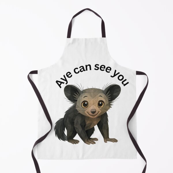 Item preview, Aye Can See You – Funny Aye-Aye Lemur Design designed and sold by GeoWild Designs.