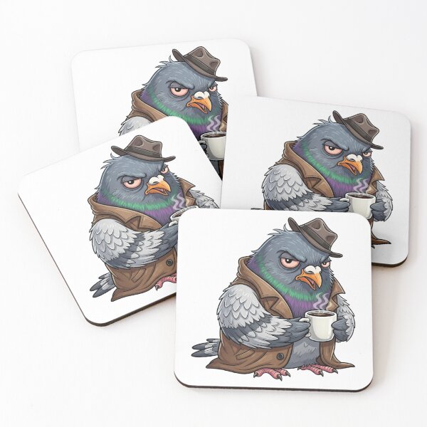 Item preview, Pigeons | Playful, Urban, and Feather-Filled Graphic Design designed and sold by Tw1nsAIArt.