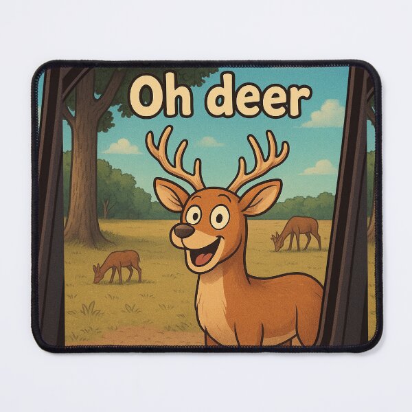 Item preview, Oh Deer designed and sold by BooksMyCatsStol.