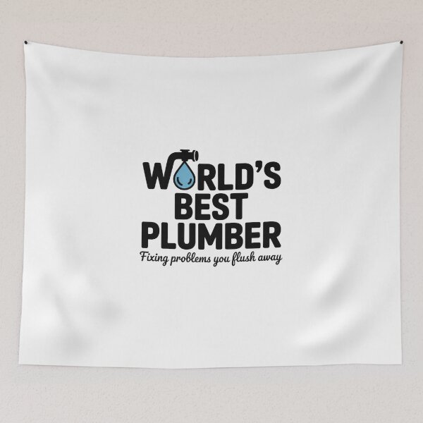 Item preview, World's Best Plumber designed and sold by Enea Kelo.