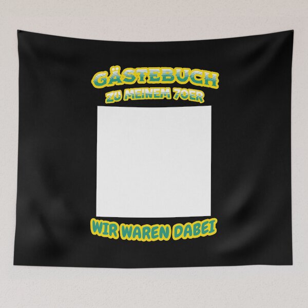 Item preview, Guest book for the 70th - cool design to sign designed and sold by ReneMM.