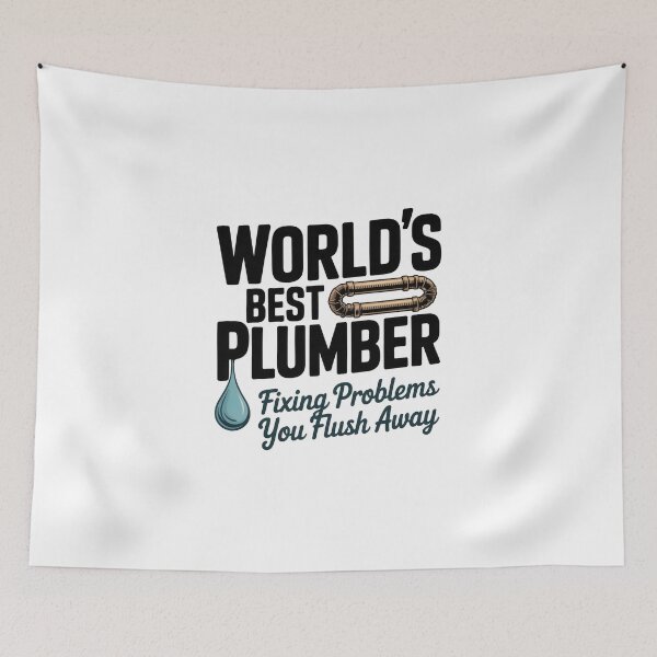 Item preview, World's Best Plumber designed and sold by Enea Kelo.
