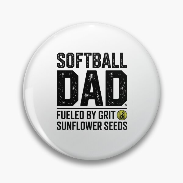 Item preview, Softball Dad Fueled by Grit & Sunflower Seeds designed and sold by Enea Kelo.
