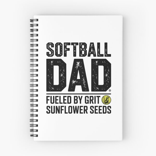 Item preview, Softball Dad Fueled by Grit & Sunflower Seeds designed and sold by Enea Kelo.