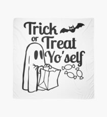 Treat Yo'self, Treat Yourself, Halloween, Trick or Treat Yourself, Trick or Treat Yo'self Scarf