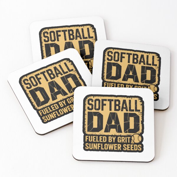 Item preview, Softball Dad Fueled by Grit & Sunflower Seeds designed and sold by Enea Kelo.