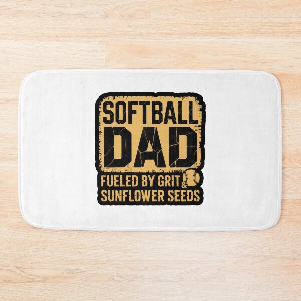 Item preview, Softball Dad Fueled by Grit & Sunflower Seeds designed and sold by Enea Kelo.