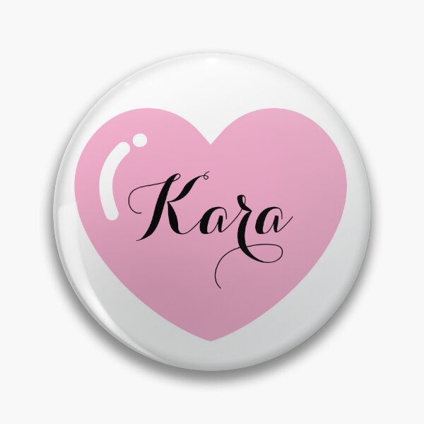 Item preview, Kara name with Pink Heart  designed and sold by Monika Howarth.