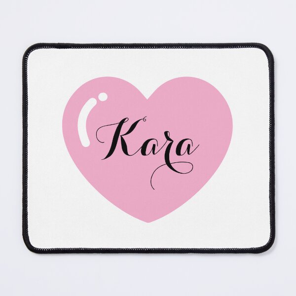 Item preview, Kara name with Pink Heart designed and sold by Monika Howarth.