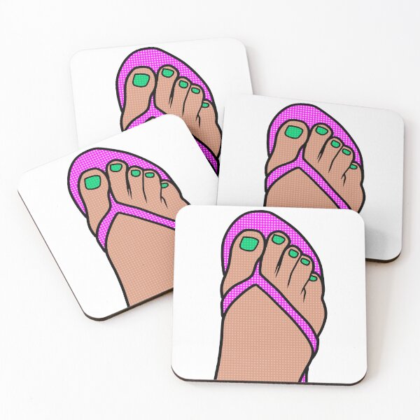 Item preview, Pink Flip Flop designed and sold by SolefulStickers.