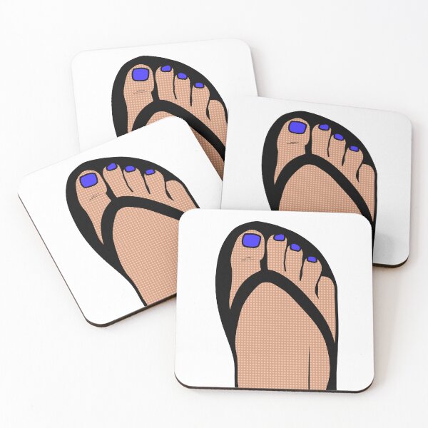 Item preview, Black Flip Flop designed and sold by SolefulStickers.