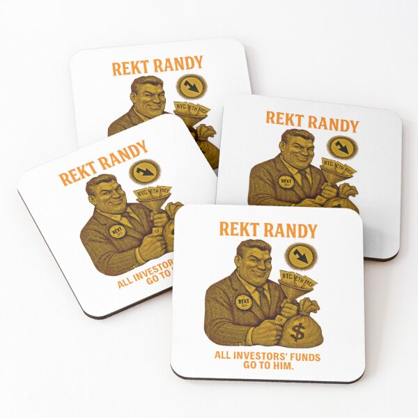 Item preview, "Rekt Randy – All Investors’ Funds Go to Him" | Crypto Satire Design designed and sold by BitCrop.