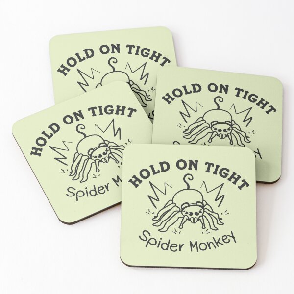 Item preview, Hold on tight, spider monkey designed and sold by Bruna Esmanhotto.