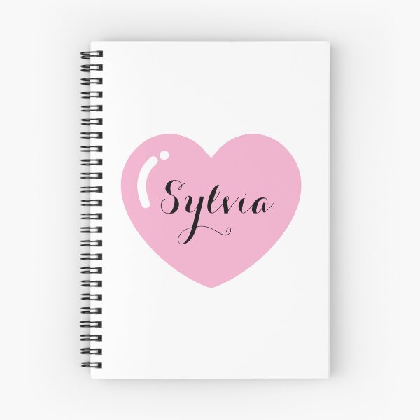 Item preview, Sylvia name with Pink Heart  designed and sold by Artbymonika.