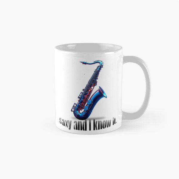 Item preview, Saxy and I know it | Funny Saxophone Musician T-Shirt Design designed and sold by VeaseTuanis.