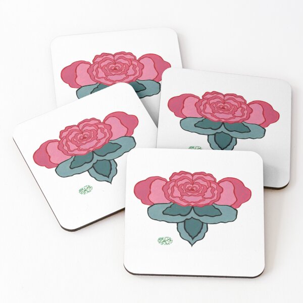 Item preview, Persian Rose Illustration | Traditional Oriental Flower designed and sold by SHADOONEH STUDIO.