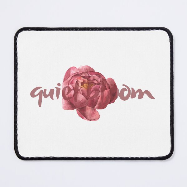 Item preview, Quiet Bloom - Soft Floral Typography Art designed and sold by jdskal.