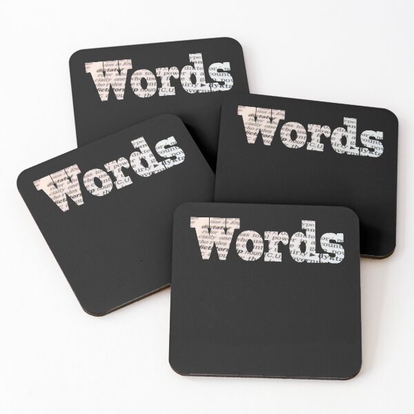 Item preview, Words designed and sold by designbywhacky.