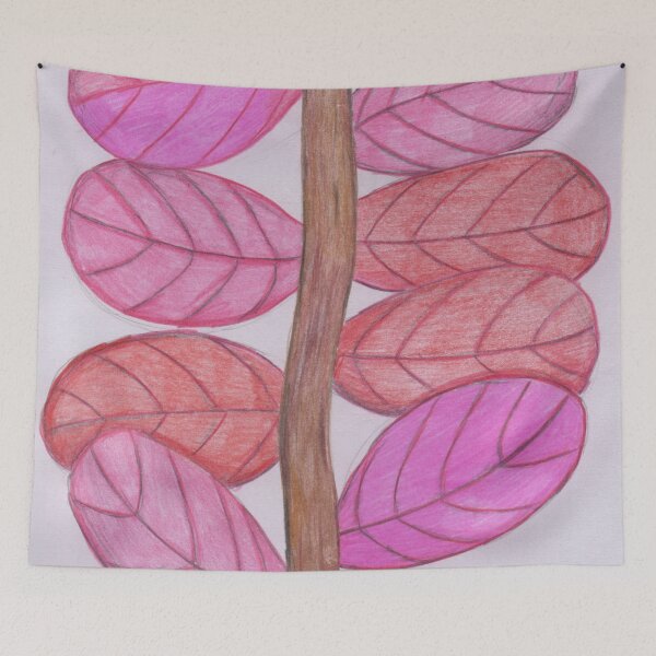 Item preview, Pink leaves designed and sold by Artbysarah23.