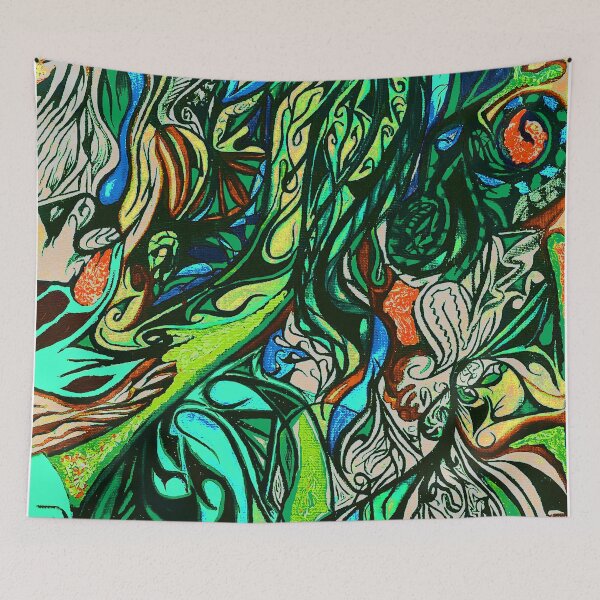 Item preview, Abstract Pattern Vibrant 3 designed and sold by ZeYaKalilaMira.