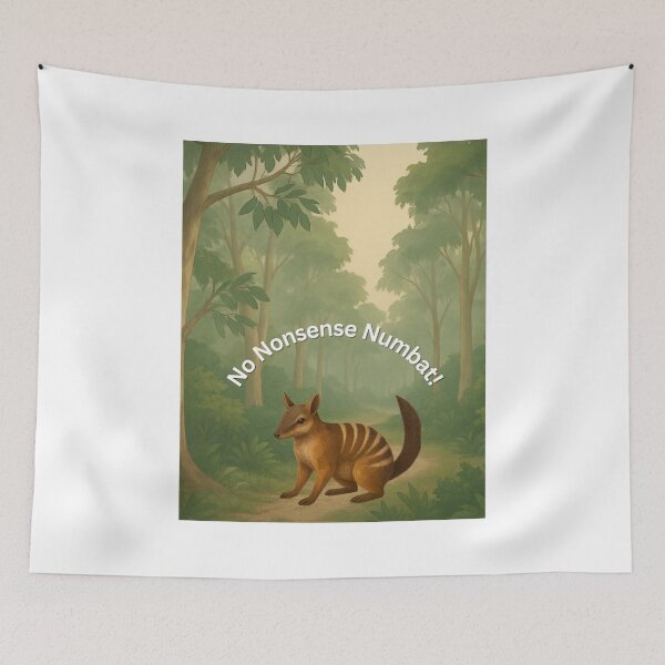 Item preview, No Nonsense Numbat – Australian Wildlife Art  designed and sold by GeoWild Designs.