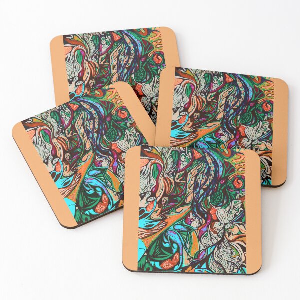 Item preview, Abstract Pattern Deep Vibrant 3 designed and sold by LiaraKalilaMira.