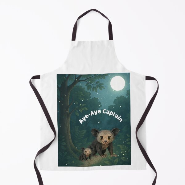 Item preview, Aye-Aye Captain – Whimsical Nocturnal Lemur Design designed and sold by GeoWild Designs.