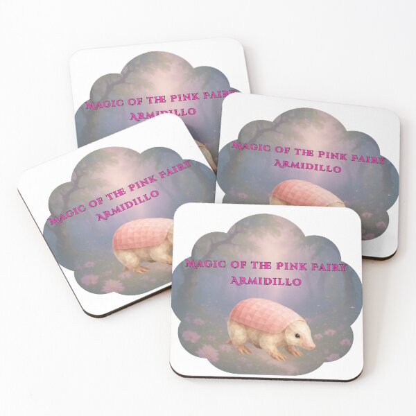 Item preview, Magic of the Pink Fairy Armadillo designed and sold by GeoWild Designs.