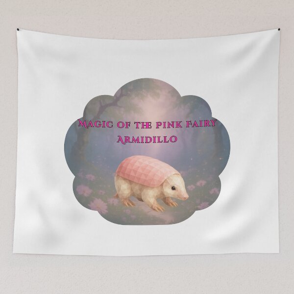 Item preview, Magic of the Pink Fairy Armadillo designed and sold by GeoWild Designs.