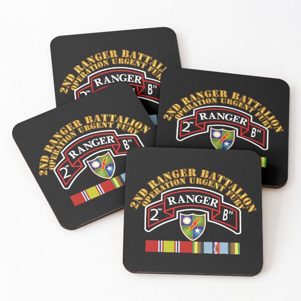 Item preview, Army - 2nd Ranger Bn - Operation Urgent Fury w Svc Ribbons X 300 designed and sold by Military Insignia Products.