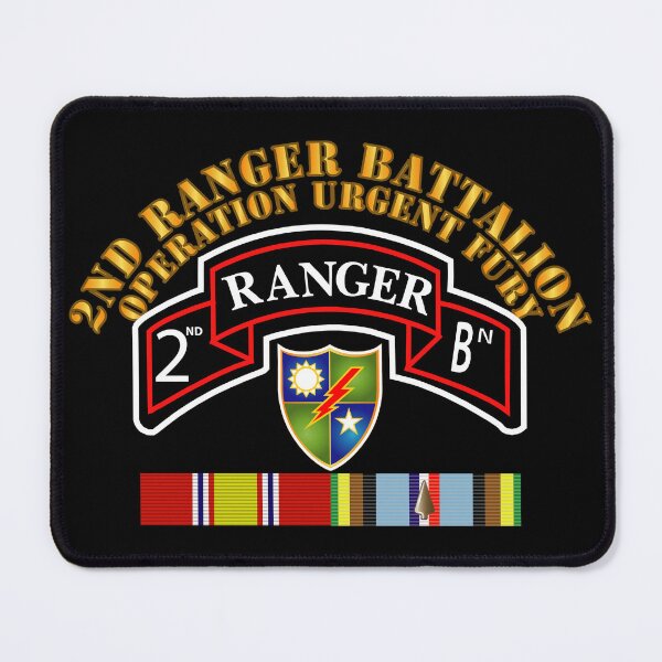 Item preview, Army - 2nd Ranger Bn - Operation Urgent Fury w Svc Ribbons X 300 designed and sold by Military Insignia Products.
