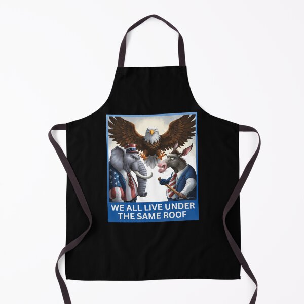 Item preview, We All Live Under the Same Roof – Political Unity designed and sold by Snark Town Tees.