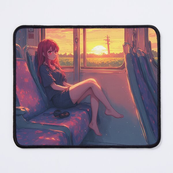 Item preview, Sunset in the train of loneliness designed and sold by Working-Woman.