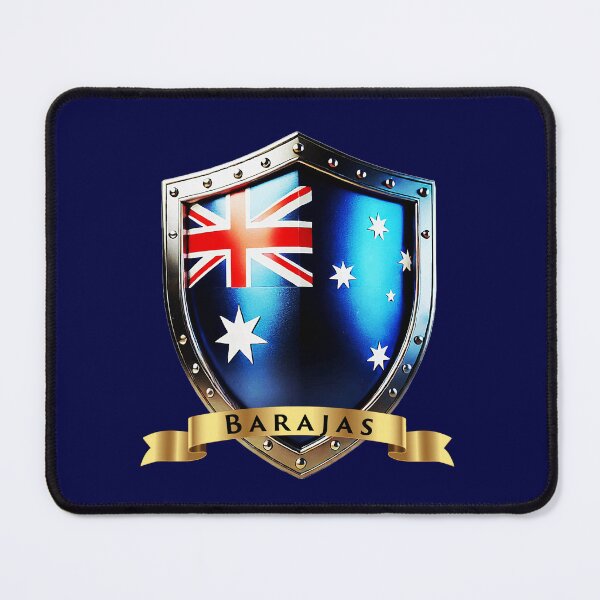 Artikelvorschau, Wappen der Familie Barajas in Australien, Wappen des Stolzes entworfen und verkauft von Highlandkings.