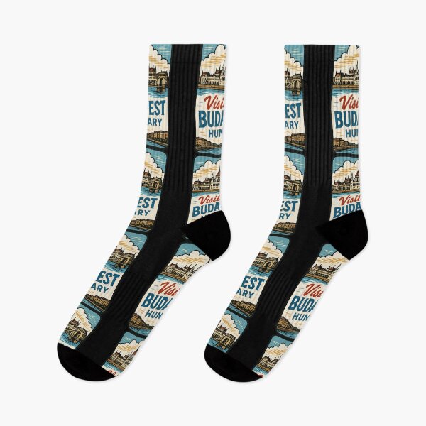 Item preview, Visit Budapest Hungary Retro designed and sold by TomFrontierArt.