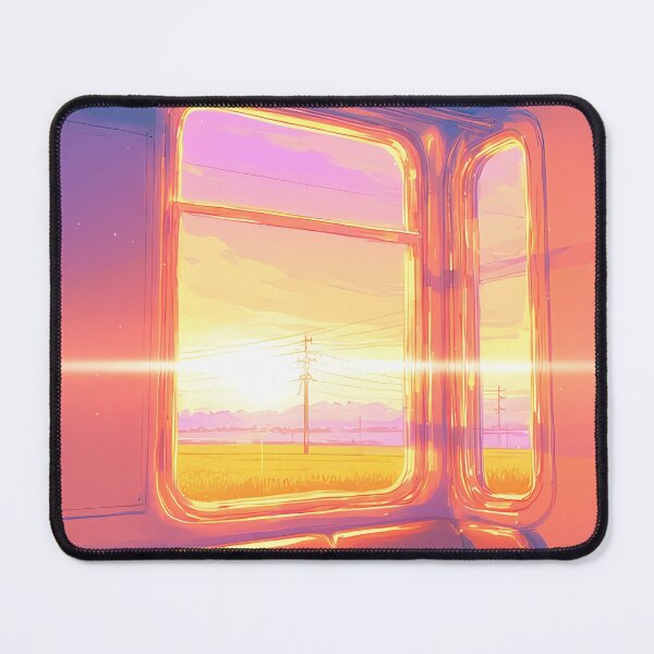 Item preview, A beautiful feeling on the train at sunset designed and sold by Working-Woman.