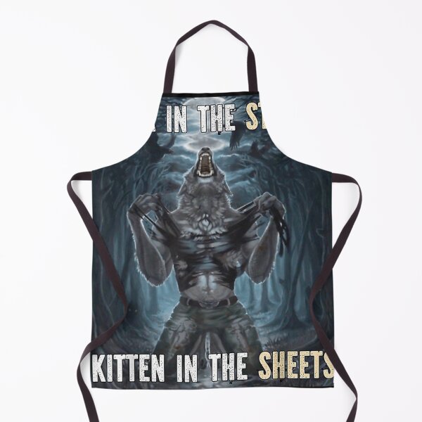 Item preview, Alpha In The Streets Funny Cringe Werewolf Meme Wolf designed and sold by HeatherTokop65.
