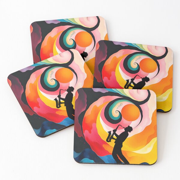 Item preview, Musical Waves of a Saxophonist designed and sold by Ciervo Primavera.